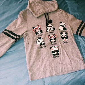 Sunday-Monday Panda Hoodie